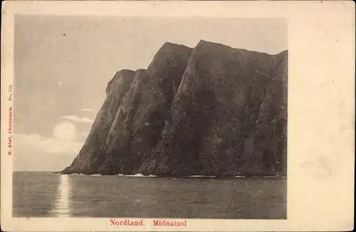 Ak Nordland Norwegen, Midnatsol