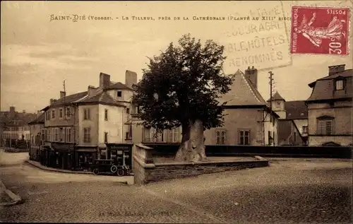 Ak Saint Dié des Vosges, Straßenpartie