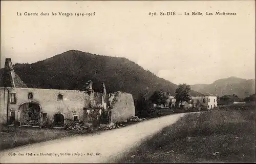 Ak Saint Dié des Vosges, La Bolle Les Moitresses, Guerre 1914-1915