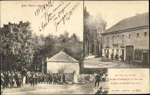 Ak Vosges, au Col du Hantz avant la Guerre 1914