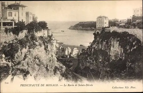 Ak Monaco, Le Ravin de Sainte Devote