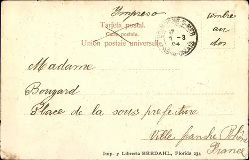 Ak Mar del Plata Argentinien, Monumento Umberto I.