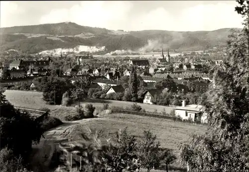 Ak Saalfeld an der Saale Thüringen, Panorama vom Ort