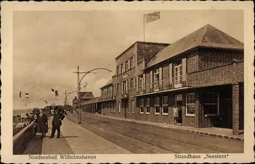 Ak Wilhelmshaven an der Nordsee, Strandhaus Seestern