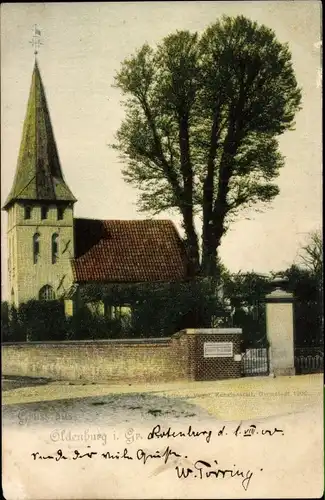 Ak Oldenburg im Großherzogtum Oldenburg, Kirche