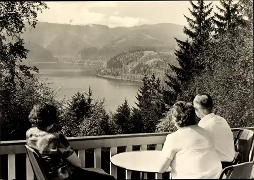 Ak Goßwitz Unterwellenborn in Thüringen, Blick von der Terrasse des FDGB-Erholungsheimes Aktivist