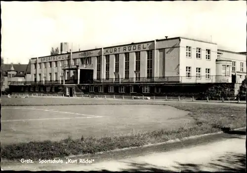 Ak Greiz im Vogtland, Sportschule Kurt Rödel