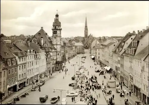 Ak Altenburg in Thüringen, Markt