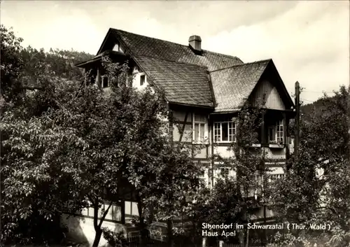 Ak Sitzendorf in Thüringen, Pension Haus Apel