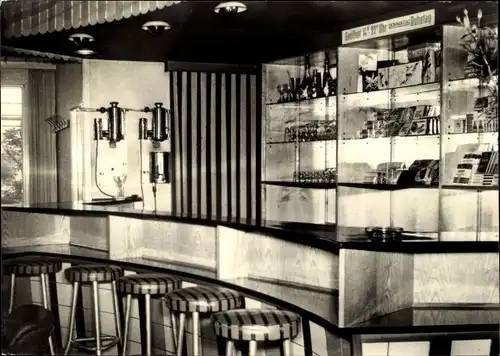 Ak Meuselbach Schwarzmühle Schwarzatal in Thüringen, Konsum-Milchbar