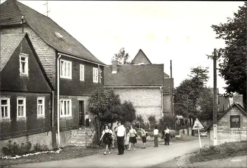 Ak Meura in Thüringen, Ortsstraße