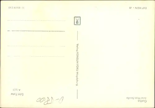 Ak Gotha in Thüringen, Josef Ries Straße