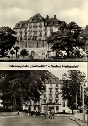 Ak Ostseebad Heringsdorf auf Usedom, Erholungsheim Solidarität