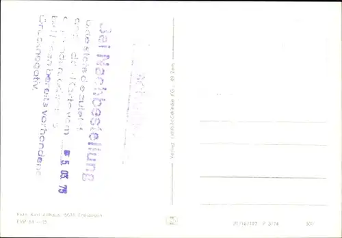 Ak Lengenfeld unterm Stein Eichsfeld Thüringen, Panorama, FDGB Heim Bischofstein