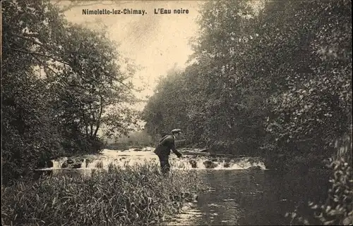 Ak Nimelette-lez-Chimay Wallonischer Hennegau, Schwarzwasser