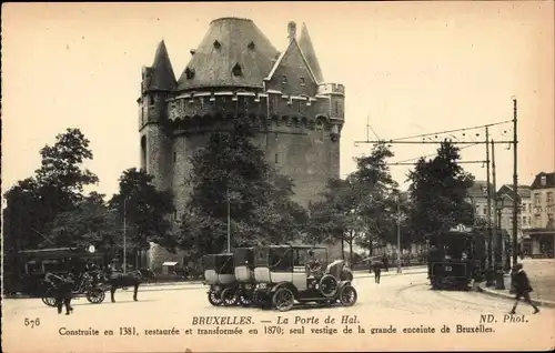 Ak Bruxelles Brüssel, Halle-Tor