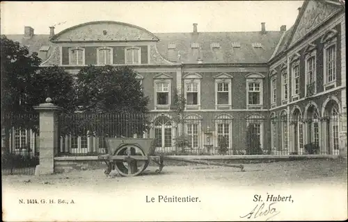 Ak Saint Hubert Wallonien Luxemburg, Das Gefängnis