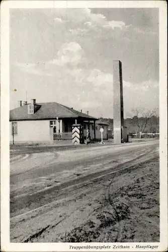 Ak Zeithain in Sachsen, Truppenübungsplatz, Hauptlager