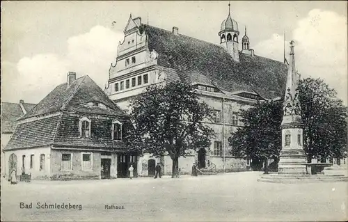Ak Bad Schmiedeberg in der Dübener Heide, Rathaus