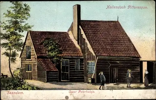 Ak Zaandam Zaanstad Nordholland, Czar Peterhuisje