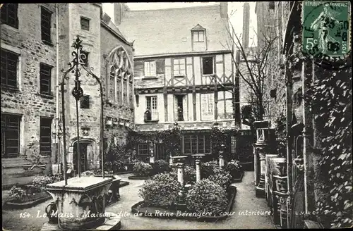 Ak Le Mans Sarthe, sogenanntes Haus der Königin Berengere