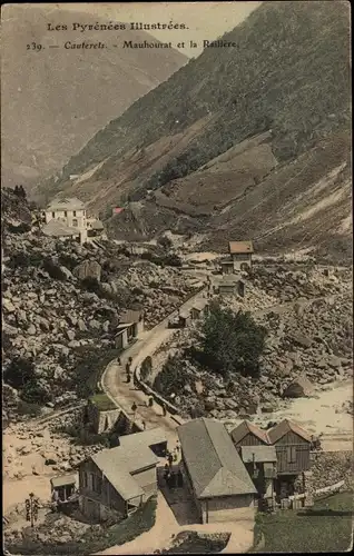 Ak Cauterets Hautes Pyrenäen, Mauhourat und La Raillere