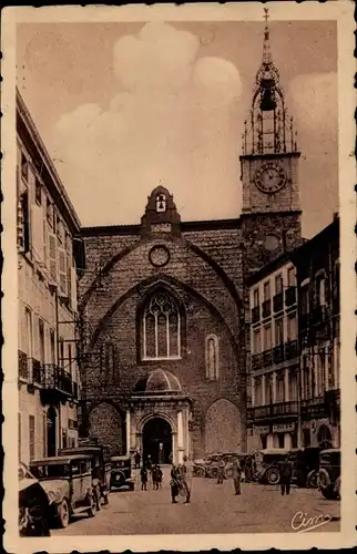 Ak Perpignan Pyrénées Orientales, La Cathedrale