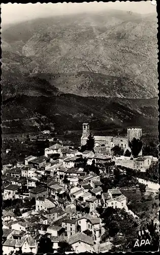 Ak Vernet les Bains Pyrénées Orientales, Vue Generale