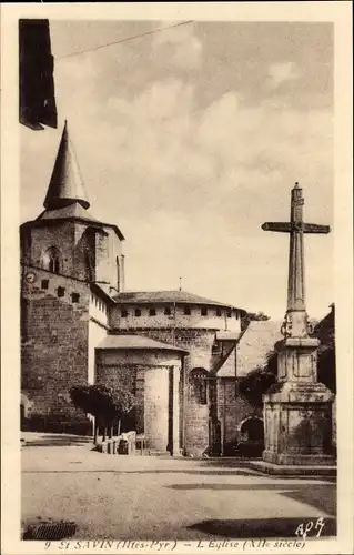 Ak Saint Savin Hautes-Pyrénées, l'Eglise