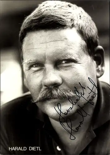 Ak Schauspieler Harald Dietl, Portrait, Autogramm