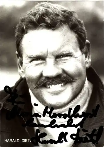 Ak Schauspieler Harald Dietl, Portrait, Autogramm