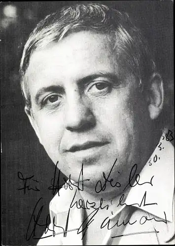 Ak Schauspieler Horst Pinnow, Portrait, Autogramm