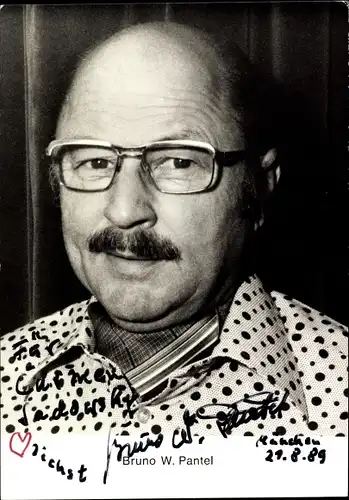 Ak Schauspieler Bruno W. Pantel, Portrait, Brille