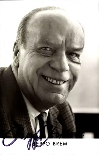 Ak Schauspieler Beppo Brem, Portrait, Autogramm