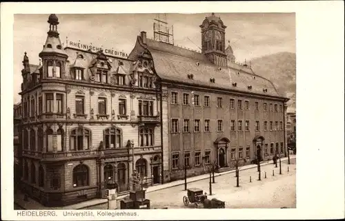 Ak Heidelberg am Neckar, Universität, Kollegienhaus