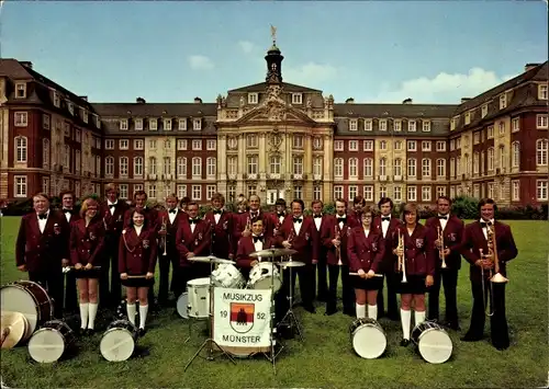 Ak Münster in Westfalen, Musikzug 1952, Leitung Walter Häusler