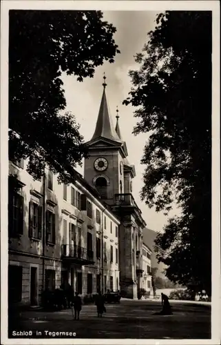 Ak Tegernsee in Oberbayern, Schloss, Außenansicht