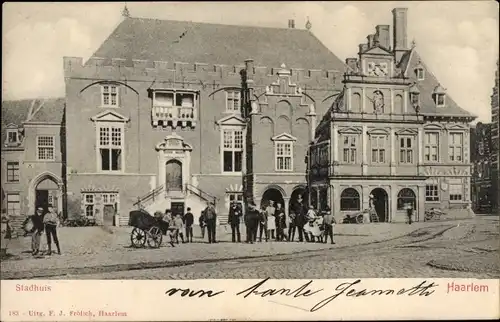 Ak Haarlem Nordholland Niederlande, Stadhuis