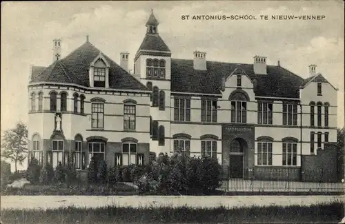 Ak Nieuw Vennep Nordholland Niederlande, St. Antonius School