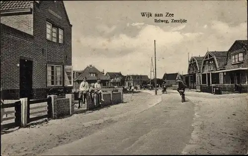 Ak Wijk aan Zee Beverwijk Nordholland Niederlande, Relweg, Zeezijde