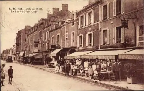 Ak Luc sur Mer Calvados, Die Straße des Großen Orients