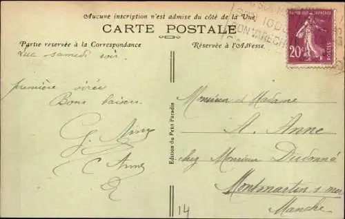 Ak Luc sur Mer Calvados, Die Straße des Großen Orients