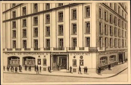 Ak Marseille Bouches du Rhône, Hôtel de Bordeaux et d'Orient