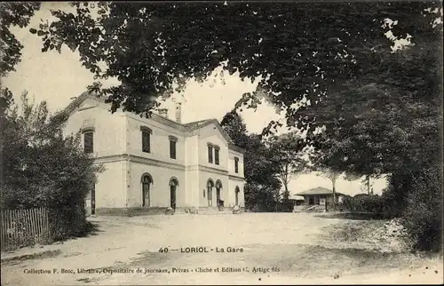 Ak Loriol Drôme, La Gare