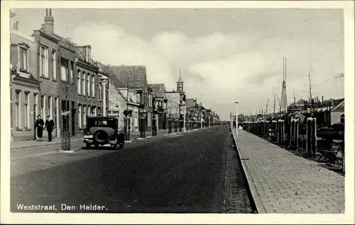 Ak Den Helder Nordholland Niederlande, Weststraat