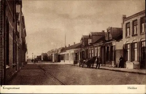 Ak Den Helder Nordholland Niederlande, Krugerstraat