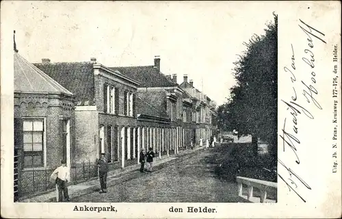 Ak Den Helder Nordholland Niederlande, Ankerpark