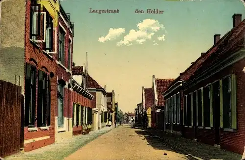 Ak Den Helder Nordholland Niederlande, Langestraat