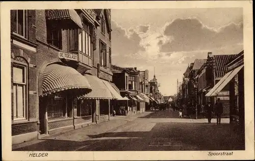 Ak Den Helder Nordholland Niederlande, Spoorstraat