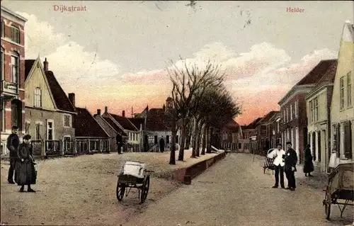 Ak Den Helder Nordholland Niederlande, Dijkstraat